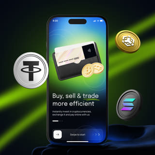 Écran mobile affichant la plateforme de trading Rentoflux