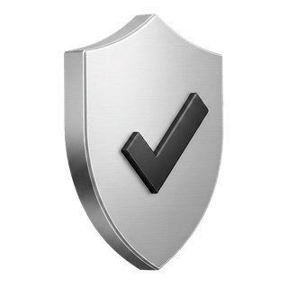Symbole de validation en 3D affiché sur la page de fonctionnement de Rentoflux